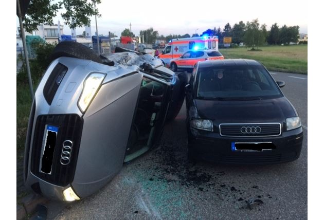 POL-PDNW: Lachen-Speyerdorf - Schwerer Verkehrsunfall mit 5 verletzten Personen