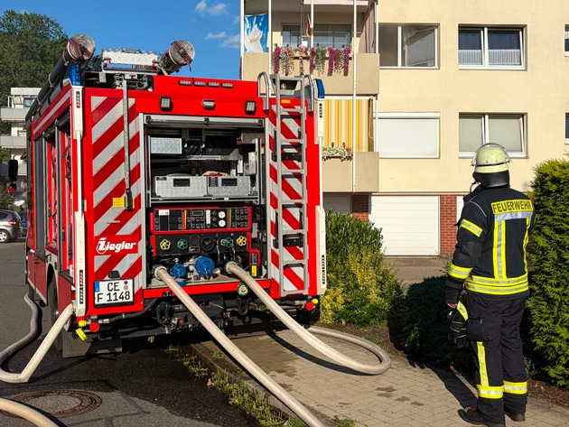 FW Celle: Feuer in einer Küche