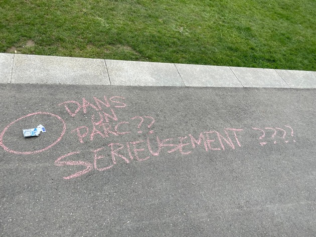 Communiqué: «Des dessins créatifs contre les déchets sauvages laissent une impression durable»