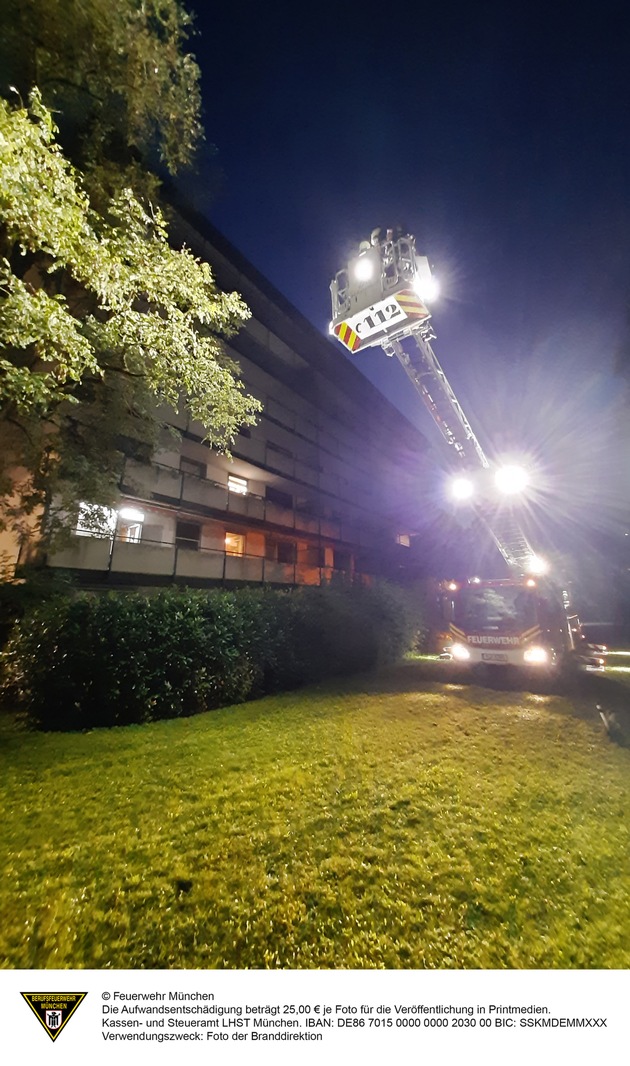 FW-M: Küche in Flammen (Hadern)