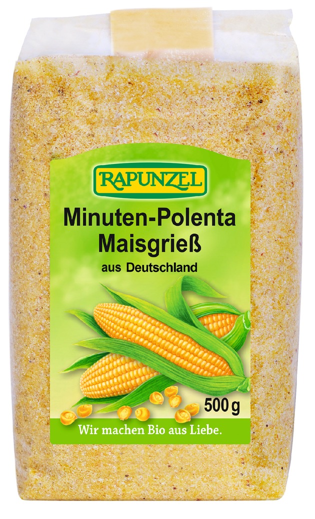 Rückruf Rapunzel Maisgrieß Polenta und Minutenpolenta