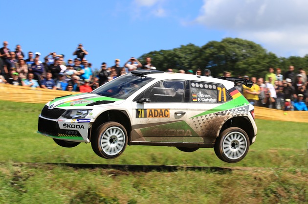 Rallye Deutschland für Kreim/Christian nach Wildunfall vorzeitig zu Ende - SKODA Pilot Tidemand auf WM-Titelkurs (FOTO)