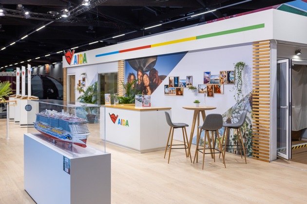 AIDA Pressemeldung: AIDA Cruises pr&auml;sentiert neues Messekonzept auf den f&uuml;hrenden Reisemessen 2026