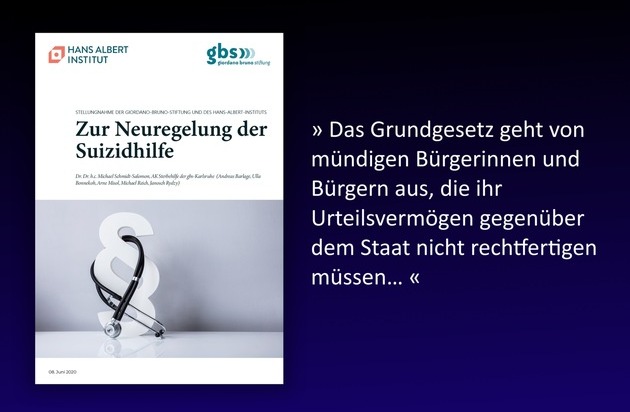 Giordano Bruno Stiftung: Sterbehilfe: Keine Aushöhlung des Karlsruher Urteils!