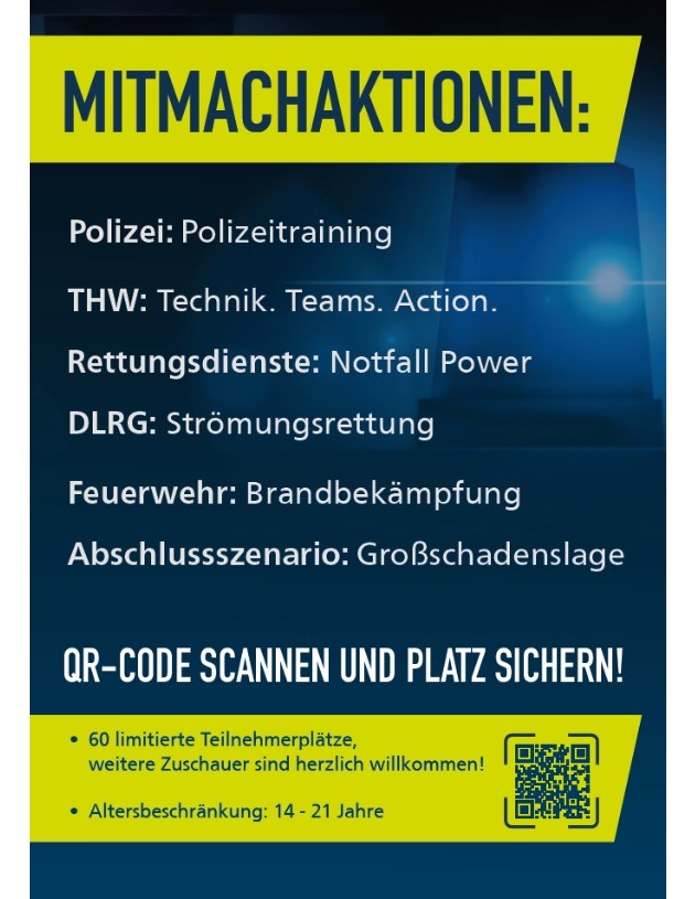 POL-NOM: Blaulicht-Action-Day 2025 in Einbeck - Hinweise zur Veranstaltung