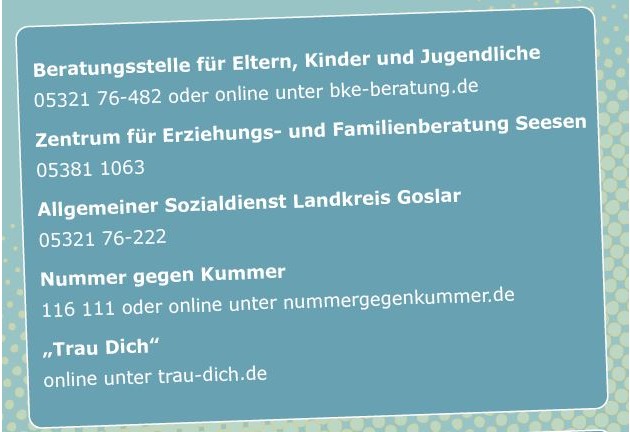 POL-GS: PI Goslar: Netzwerk Familie im Landkreis Goslar startet Aktion gegen sexuelle Übergriffe auf Kinder und Jugendliche.