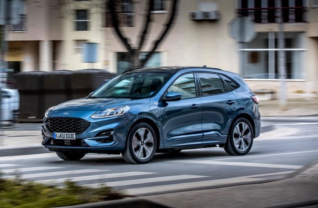 Ford-Werke GmbH: Ford Kuga Plug-in-Hybrid ist europaweiter Verkaufsschlager - fast 50 Prozent der Fahrleistung erfolgt mit Ladestrom