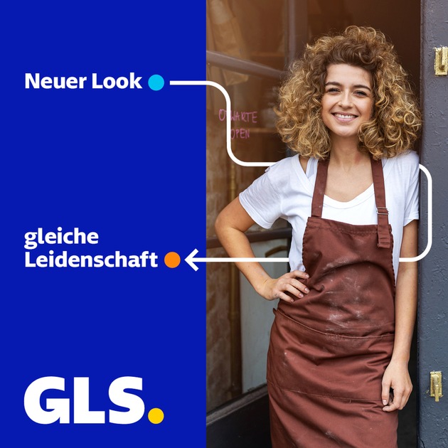 Paketdienstleister GLS startet Rebranding: Frisches Design und moderner Look / Dynamischer Markenauftritt spiegelt Ambitionen des Unternehmens wider