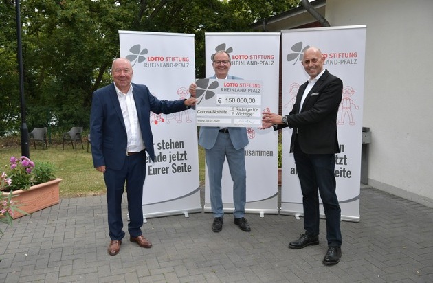Lotto Rheinland-Pfalz GmbH: Sechs Richtige für sechs Wichtige: Die Corona-Nothilfe der Lotto-Stiftung