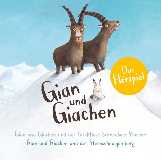 Alle Geschichten von Gian und Giachen sind neu als Hörspiele erhältlich – im Stream und auf CD