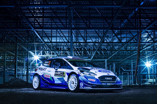 Fiesta WRC von M-Sport Ford starten mit spektakulärem neuem Design in die Rallye-Weltmeisterschaft 2020