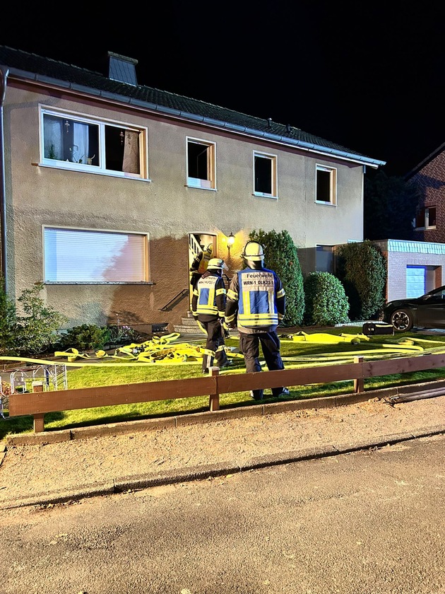 FW-WRN: Küchenbrand in der Körnerstraße