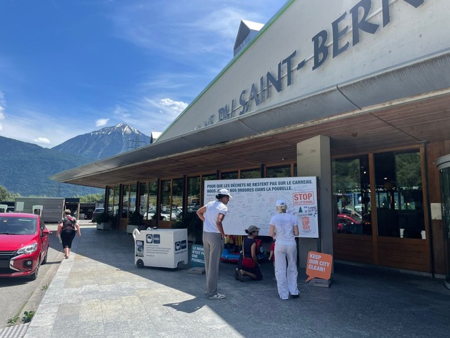 Communiqué: «Aire de repos de Martigny: action contre le stress et le littering»
