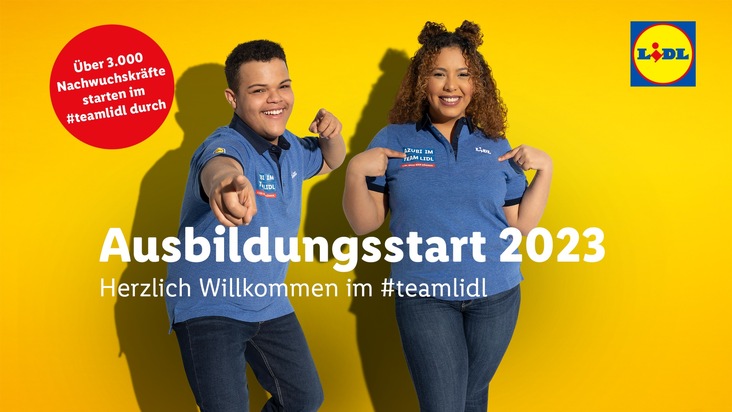 Lidl: Ausbildungs- und Studienstart 2023: Lidl bildet über 3.000 Nachwuchstalente aus