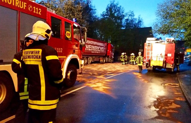 FW-GE: Undichter Dieseltank verursacht Feuerwehreinsatz