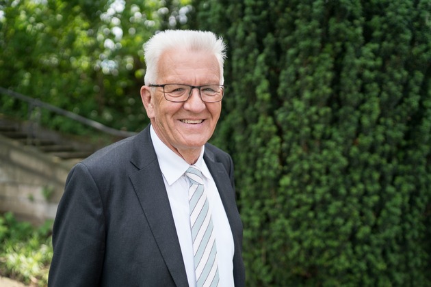 Ministerpräsident Kretschmann ist Schirmherr des DAK-Wettbewerbs &quot;Gesichter für ein gesundes Miteinander&quot; in Baden-Württemberg