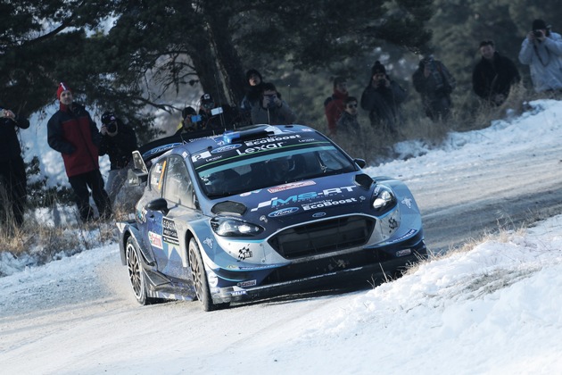 Mit neuem Ford Fiesta World Rally Car will Weltmeister Sébastien Ogier seine Siegesserie in Schweden fortsetzen (FOTO)