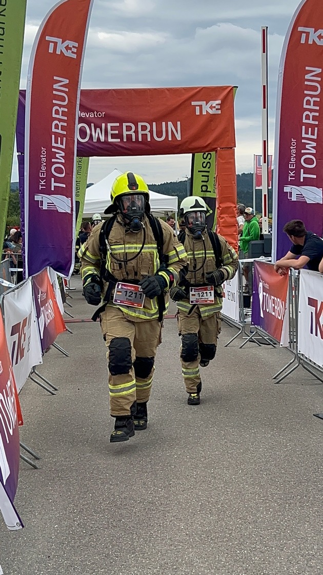 FW Konstanz: FW Konstanz sichert sich Platz 3 beim Towerrun in Rottweil
