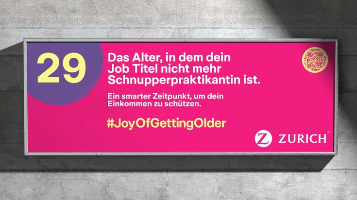 #JoyOfGettingOlder: Zurich startet Kampagne für Freude am Älterwerden