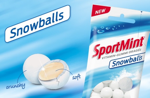 Ricola Group AG: SportMint lanciert mit Snowballs einzigartiges Produktekonzept