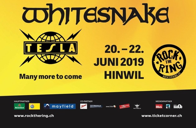 Rock the Ring AG: Rock the Ring 2019 - zum 6ten Mal: Im Kreise(L) der Rocker mit Def Leppard, Lynyrd Skynyrd, Whitesnake, Tesla und vielen mehr