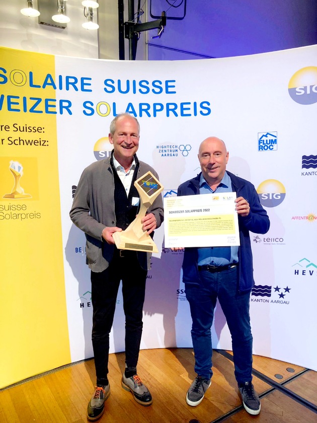 E. Zwicky AG gewinnt den Schweizer Solarpreis 2022