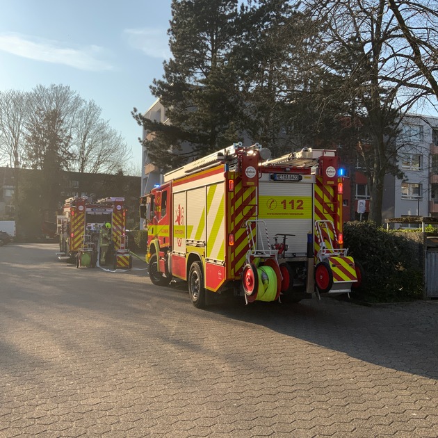 FW Ratingen: Wohnungsbrand in Ratingen Mitte