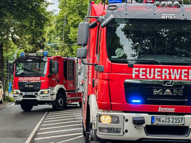 FW-MK: PKW Brand an der Mendener Straße