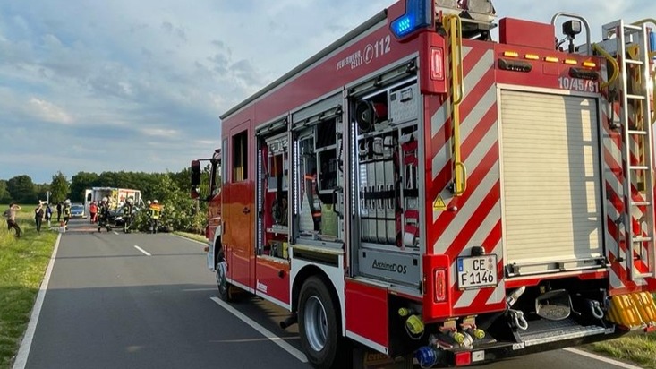FW Celle: Verkehrsunfall in Hustedt auf der K 26