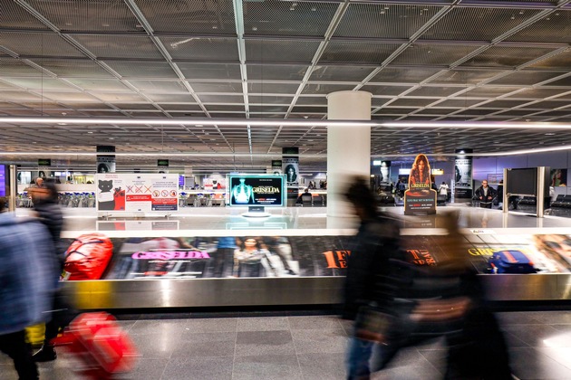 Pressemitteilung – Media Frankfurt inszenierte Start für Netflix-Serie „Griselda“ am Frankfurter Flughafen im ganz großen Stil