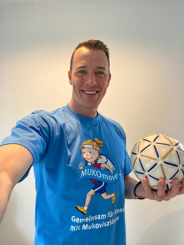 Bewegen für den guten Zweck: Dominik Klein und Tina Deeken rufen zum MUKOmove auf