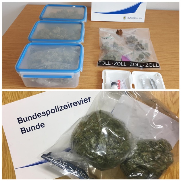 BPOL-BadBentheim: Bundespolizei zweimal erfolgreich gegen Drogenschmuggler