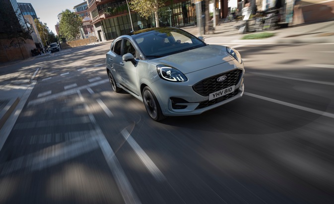 Ford-Werke GmbH: Neuer Ford Puma: Cooles Crossover-Design mit geschärftem Interieur sowie starker 5G-Konnektivität