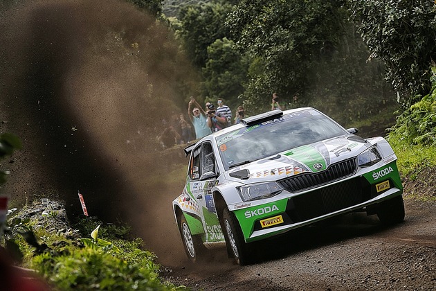 Rallye-EM-Auftakt: SKODA Erfolg auf den Azoren - Kreim/Christian mit erster Bestzeit (FOTO)