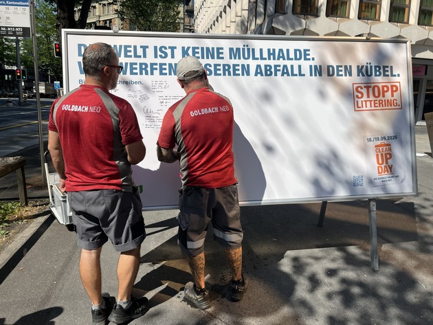 Medienmitteilung: «Interaktive Aktionen gegen Littering begeistern Luzerner Bevölkerung»