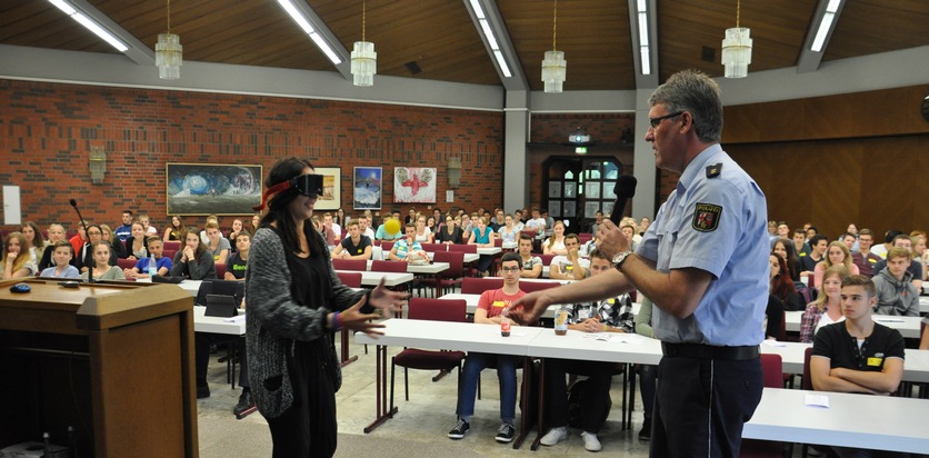 HDP-RP: Schüler informieren sich an der Hochschule der Polizei