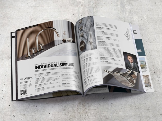 Starker Auftritt: Jörger Design in der Jubiläumsausgabe von „exclusive Bauen und Wohnen“