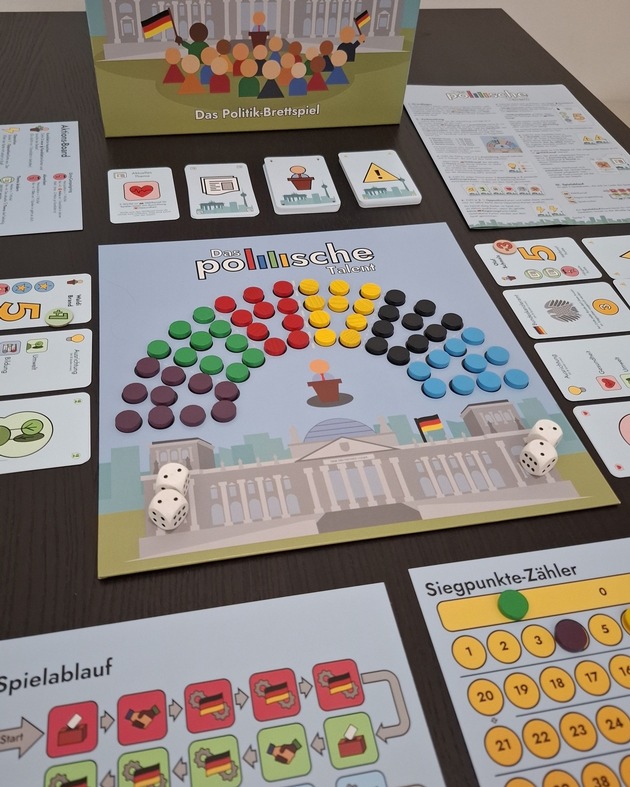 Wahlkampf im Wohnzimmer: Politik-Brettspiel „Das politische Talent“ bricht die 2.000er-Marke