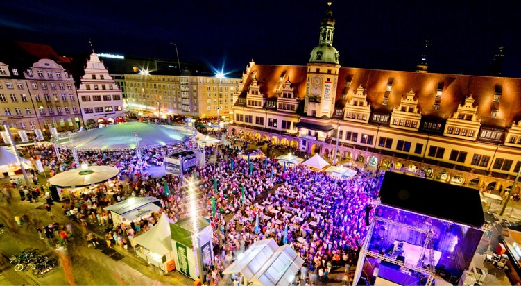 Leipziger Stadtfest lädt am Pfingstwochenende in die Innenstadt ein - über 150 Stunden Live-Programm