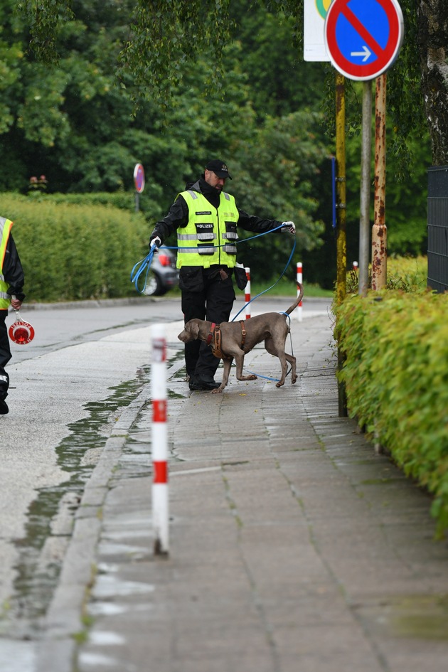 POL-SH-AFB: Premiere: die ersten Mantrailer-Hunde für Schleswig-Holstein/ die Weimaraner-Hündinnen haben ihre Ausbildung beendet