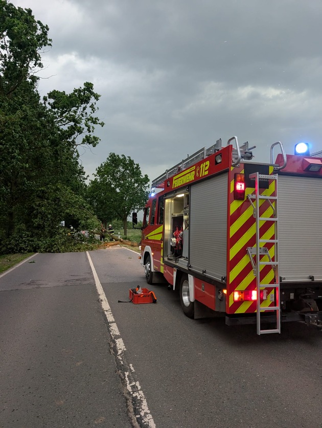 FW-WRN: Mehrere Sturmbedingte Einsätze für die Freiwilligen Feuerwehr Werne
