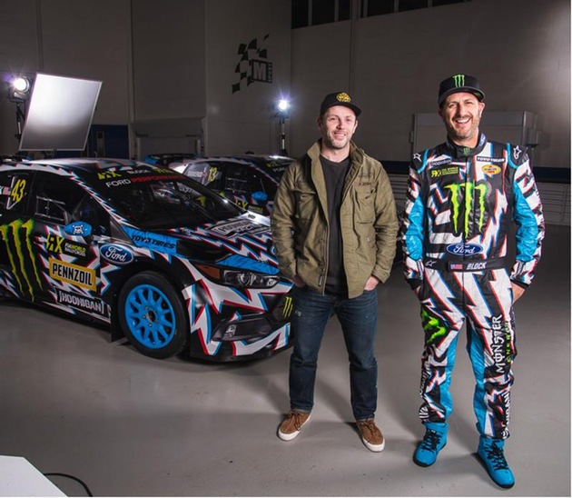 Ford Performance präsentiert neuen Look und neues Logo für Hoonigan Racing; Design stammt von Death Spray Custom