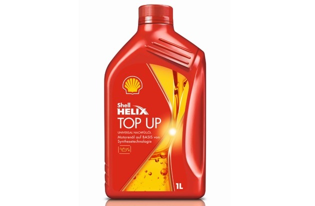 Shell Deutschland GmbH: Shell Helix Top Up Oil: Das erste Shell Nachfüll-Öl für alle