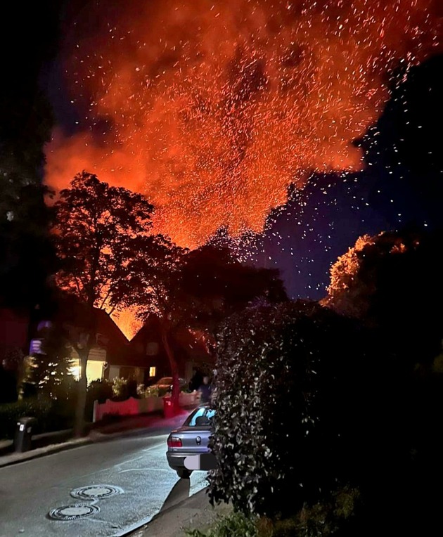 FW-KLE: Zügiges Eingreifen der Feuerwehr verhindert Waldbrand