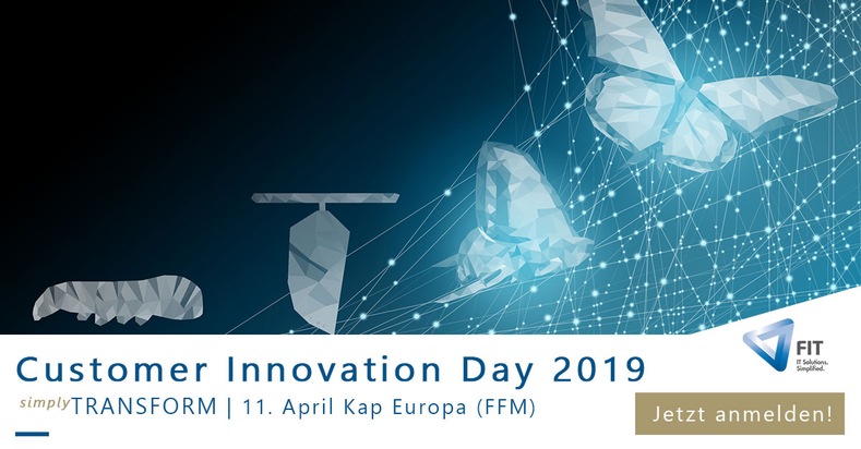 Syntax Systems GmbH & Co. KG: FIT Customer Innovation Day: IT-Business-Konferenz von Freudenberg IT am 11. April 2019 in Frankfurt am Main
