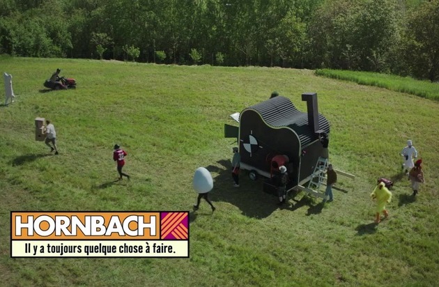 HORNBACH r&eacute;sout l'&eacute;nigme du film: Cam&eacute;ra &eacute;quip&eacute;e d'un entra&icirc;nement de b&eacute;tonni&egrave;re