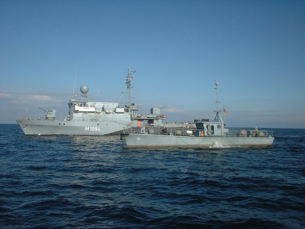 Von der libanesischen Küste zurück nach Kiel - Hohlstablenkboote &quot;Ensdorf&quot; und &quot;Auerbach/Oberpfalz&quot; kehren aus der  UN-Mission in den Heimathafen zurück (BILD)