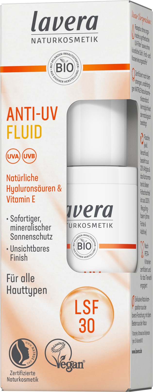 lavera Anti-UV Fluid LSF 30 für Deutschen Nachhaltigkeitspreis DNP2025 nominiert