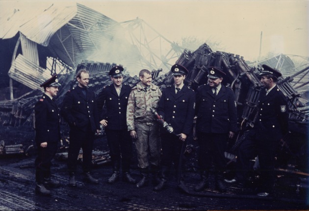 FW-Heiligenhaus: Heute vor 50 Jahren: Brandstiftung im Bundeswehr-Depot (Meldung 20/2016)