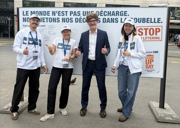 Communiqué: « Fribourg : comment la créativité permet de lutter contre le littering »